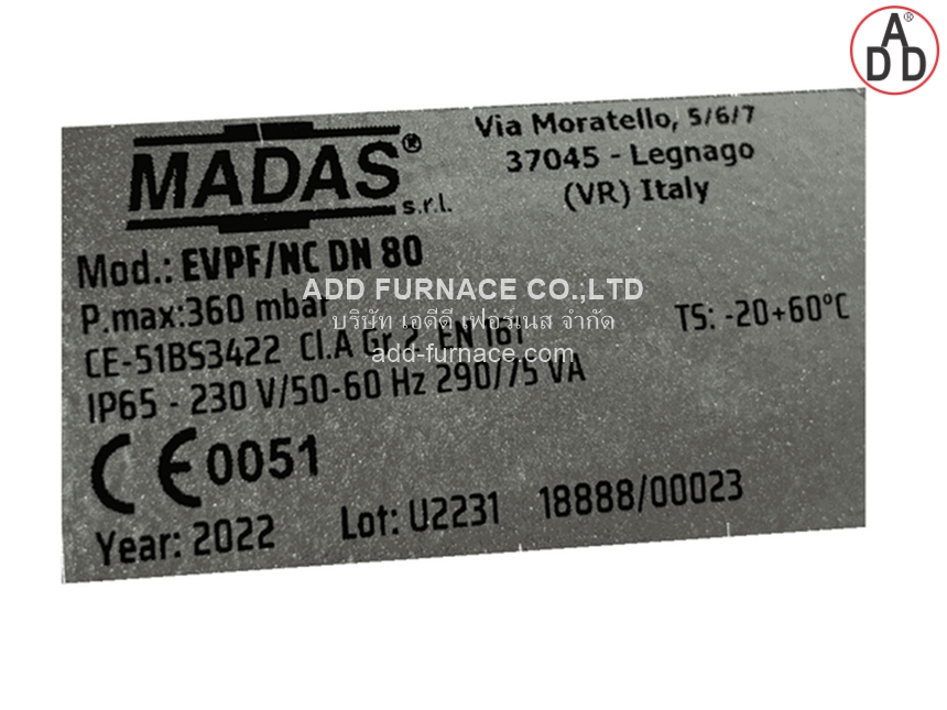 Madas Mod.: EVPF/NC DN80 (2)